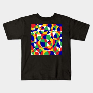 intersected colored circles Kids T-Shirt